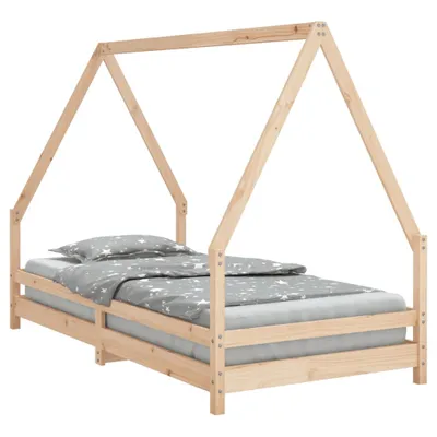 Produktbild von Kinderbett 90x190 cm Massivholz Kiefer