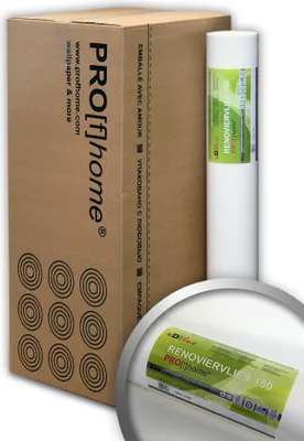 Produktbild von PROFHOME Renoviervlies 150 g Malervlies Saniervlies Vliestapete | 168 qm 9 Rol.
