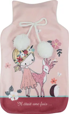 Image de Bouillotte + housse polaire Petite biche
