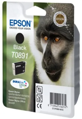 Produktbild von Epson Tintenpatrone T0891 Schwarz (ca. 170 Seiten)