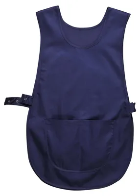 Zdjęcie produktu dla Fartuch naramienny PORTWEST z kieszenią, rozmiar S/M (32/38), granatowy