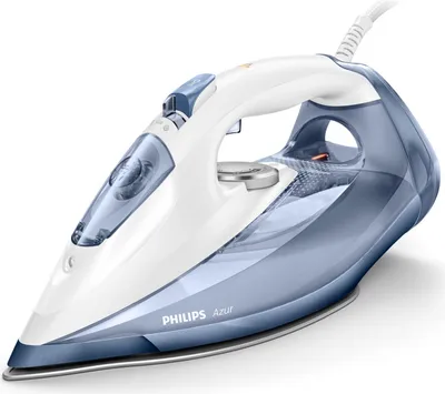 Image de Philips Azur GC4902/20 fer à repasser Fer à vapeur Semelle SteamGlide 2800 W Bleu, Blanc
