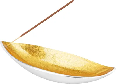 Produktbild von Räucherstäbchenhalter Halipur gold foliert, Aluminium