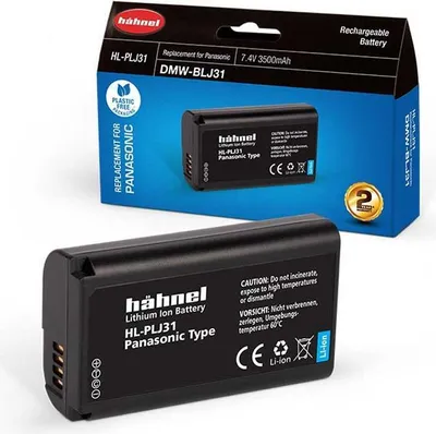 Produktbild von Hahnel HL-PLJ31 (DMW-BLJ31), Panasonic, 3500 mAh, 7,4 V, Lithium-Ion (Li-Ion)