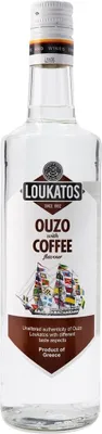 Produktbild von Ouzo mit Kaffee 38% 0,7l Loukatos