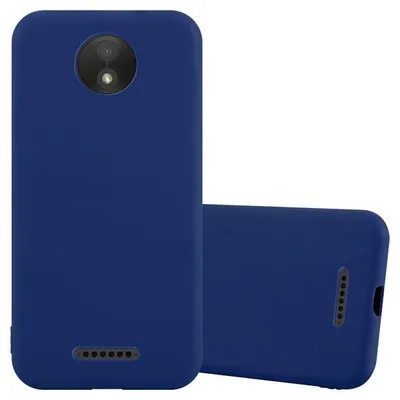 Obrázok produktu pre Cadorabo Case for Motorola MOTO C Protective Case in Blue Puzdro na mobilný telefón TPU Silikónový kryt