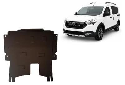 Obrázok produktu pre Ochranný kryt spodnej časti motora pre vozidlá Dacia Dokker Stepway – modely z rokov 2012 – 2021
