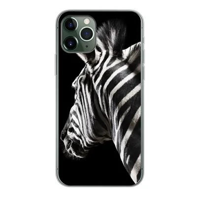 Produktbild von MuchoWow® Handyhülle Schutzhülle Hülle für iPhone 11 Pro Zebra - Wilde Tiere - Muster Silikon Softcase Handy Hülle - Handy