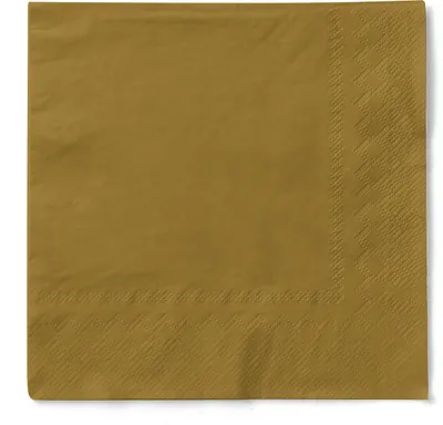 Produktbild von Sovie HOME Serviette Gold aus Tissue 40 x 40 cm, 3-lagig, 20 Stück