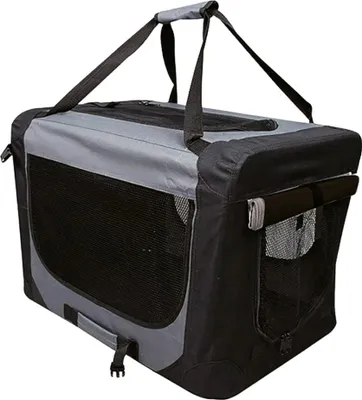 Produktbild von Trendline Hundetransportbox M schwarz-grau