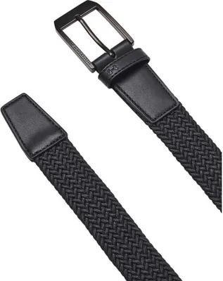 Image de Ceinture de golf tressée Under Armour pour homme, taille : S