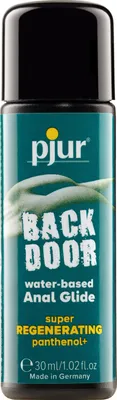 Produktbild von pjur BACK DOOR Regenerating - Analgleitgel auf Wasserbasis - mit Panthenol und beruhigender Kamille (30ml)