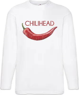 Produktbild von Urban Backwoods Chilihead, Langarm T-Shirt, Farbe: Weiß, Größe: 3XL