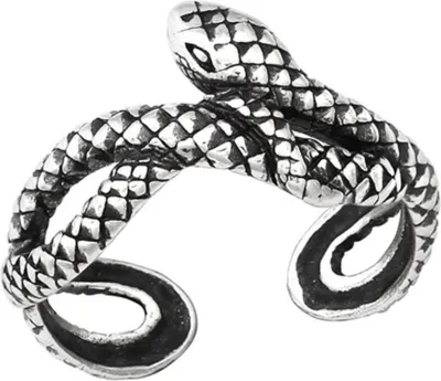 Produktbild von Zehenring Silber 925: Gothic Zehring „Schlange“