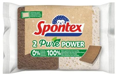 Produktbild von Spontex Scheuerschwamm Pure Power 2 Stück