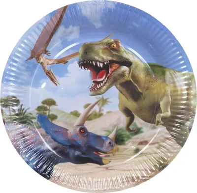 Zdjęcie produktu dla Tacki DINO 23 cm, 6 szt