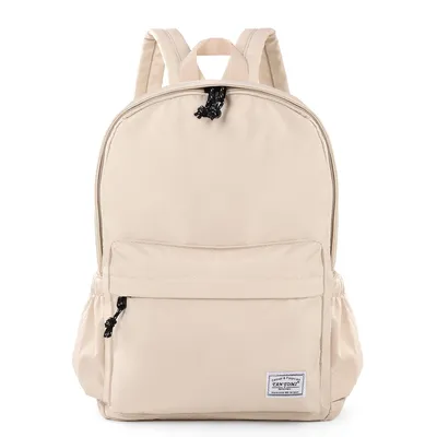 Produktbild von Freizeitrucksack Rucksack Laptop College City Rucksack-Rucksack Laptop Fach Für Pendeln Reise Campus Sport Rucksäcke (Beige)