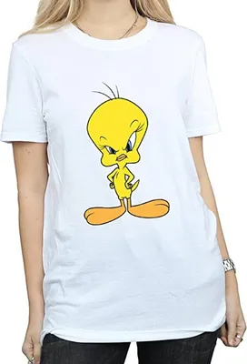 Produktbild von Looney Tunes - "Angry" T-Shirt für Damen BI1601 (3XL) (Weiß)