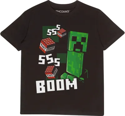 Produktbild von Minecraft - "Like A Boss" T-Shirt für Kinder HE1988 (140-146) (Schwarz)