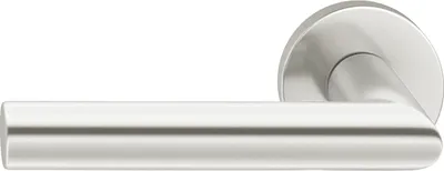 Produktbild von FSB Haustürhalbgarnitur 70 1076 links, runde Rosette, Aluminium silber eloxiert