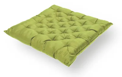 Produktbild von Sitzkissen 40x40x5 cm grün Stuhlkissen Kissen Auflage Wildseide Optik Stuhlkissen