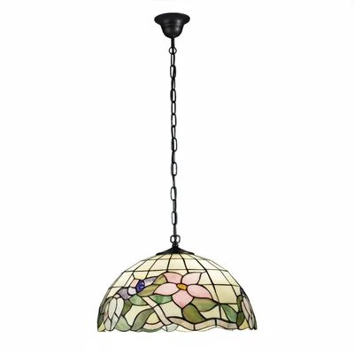 Immagine prodotto di Lampadario Tiffany Vetro Multicolor Scuro 3 Luci E27
