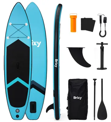 Produktbild von Brixy SUP Board – Aufblasbares Paddle Board – Komplettset – 320 cm – Max. 150 kg – Türkis