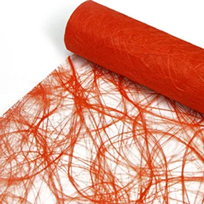 Produktbild von DecoHomeTextil Sizoweb® Tischläufer Tischband Dekoration Dekor Breite 30 cm Rollenlänge und Farbe wählbar Orange 30 cm x 500 cm