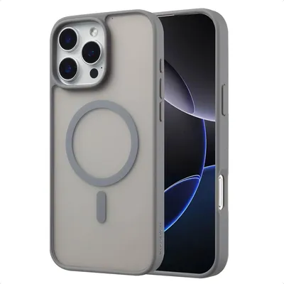Zdjęcie produktu dla imoshion Color Guard Backcover z MagSafe dla Apple iPhone 16 Pro Max - Szary