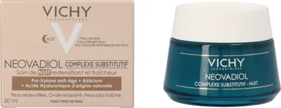 Produktbild von Vichy Neovadiol Complexe, Frauen, Empflindliche Haut, Anti-Aging, Anti-Falten, Kühlung, Feuchtigkeitsspendend, 50+ Jahr(e), Koffein, Topf