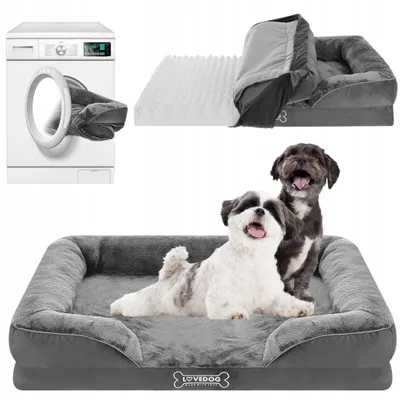 Produktbild von Lovedog OrtoMax Orthopädisches Hundebett M 70x55cm Grau