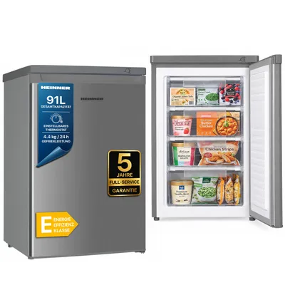 Productafbeelding van Heinner HFF-HM91SE++, 91 liter, 4,4 kg/24 uur, ST-T, 40 dB, , Zilverkleurig