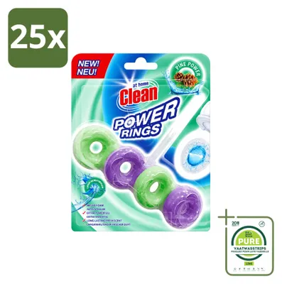 Obrázek produktu pro 25 kusů toaletních osvěžovačů "At Home" s vůní borovice – 40 g – velká balení