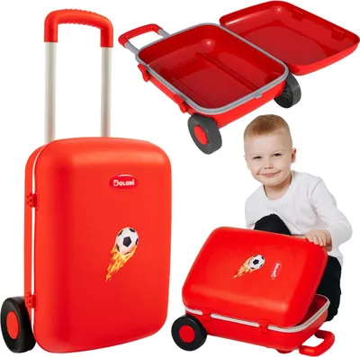 Image de Valise pour enfant Doloni rouge
