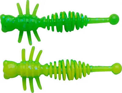 Produktbild von Berkley PowerBait Power Larvae (Spring Green/Sunshine Yellow)
