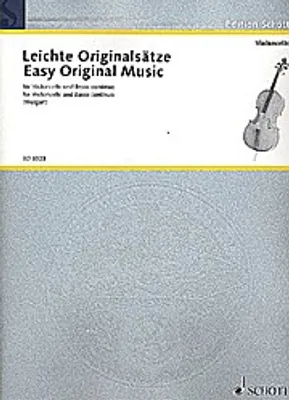 Produktbild von Leichte Originalsätze :für Violoncello und Bc