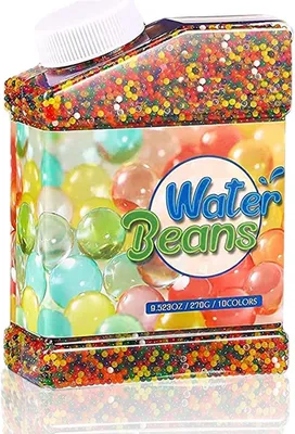 Wasserkugeln 50000 bunte runde Gelkugeln 270 g Basteln