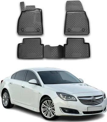 Produktbild von OMAC Gummimatten Fußmatten für Opel Insignia 2008-2017 TPE Automatten Schwarz 4x
