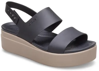 Produktbild von Crocs Brooklyn Low Wedge Sandalen Schwarz EU 37-38 Damen Schwarz EU 37-38