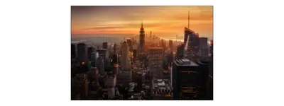 Produktbild von Muralo Fototapete Stadt NY 270 (B) x 180 (H) cm Vlies Tapete Wandtapete New York Wolkenkratzer Wohnzimmer Schlafzimmer moderne Wandbild Architektur Wand Dekoration