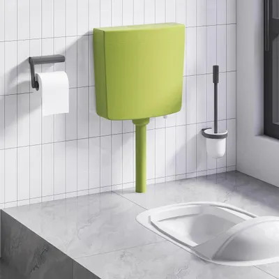 Produktbild von vidaXL Spülkasten Wasserzulauf Unten 3/6 L Olivgrün