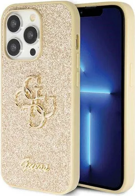 Immagine prodotto di Guess Guhcp14Lhg4Sgd Iphone 14 Pro 6.1 Złoty/Oro Custodia rigida Glitter Script Big 4G