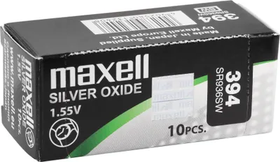 Produktbild von Maxell 18289600, Einwegbatterie, SR936SW, Siler-Oxid (S), 1,55 V, 10 Stück(e), 71 mAh