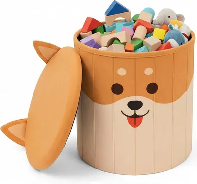 Produktbild von Kinderhocker Reh mit Stauraum und Deckel