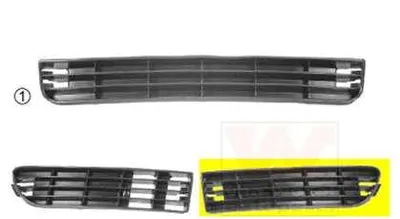 Produktbild von VAN WEZEL Lüftungsgitter Grill Stoßfänger für AUDI A6 Avant (4A5, C4)