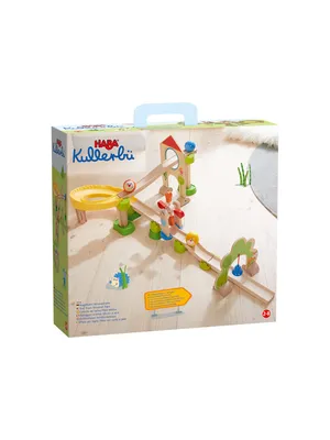Produktbild von HABA Set Holz Murmeln Kullerbü und Erweiterungen Windradbahn