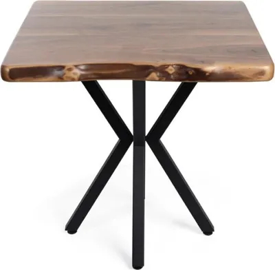 Image de Bar table comptoir Loft Bistro tables table haute maison bar restaurant 80x80cm