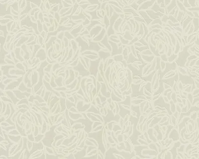 Produktbild von EDEM 9040-20 Blumen Tapete Floral glänzend creme weiß grau 10,65 m2