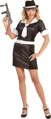 Imagen del producto de Disfraces de novia gángster: vestido y cinturón