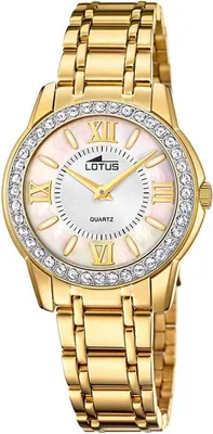Produktbild von Lotus Damen Uhr Classic Elegant Edelstahl Armbanduhr gold UL18888/1
